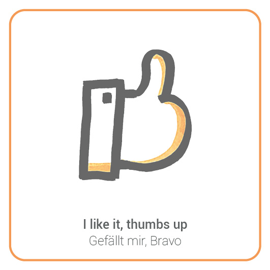 Thumbs up - Daumen hoch