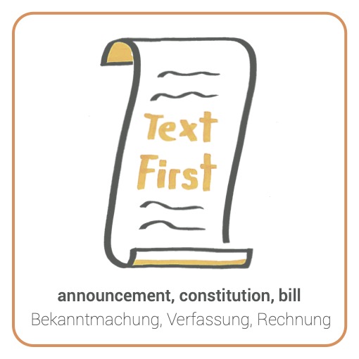 Announcement - Bekanntmachen