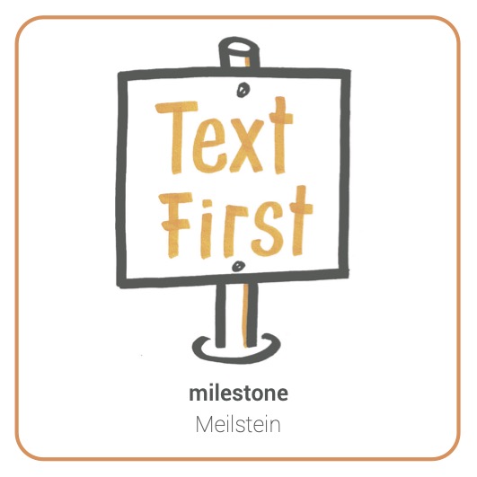 Milestone - Meilenstein